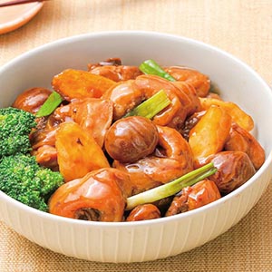 栗子淮山燒雞