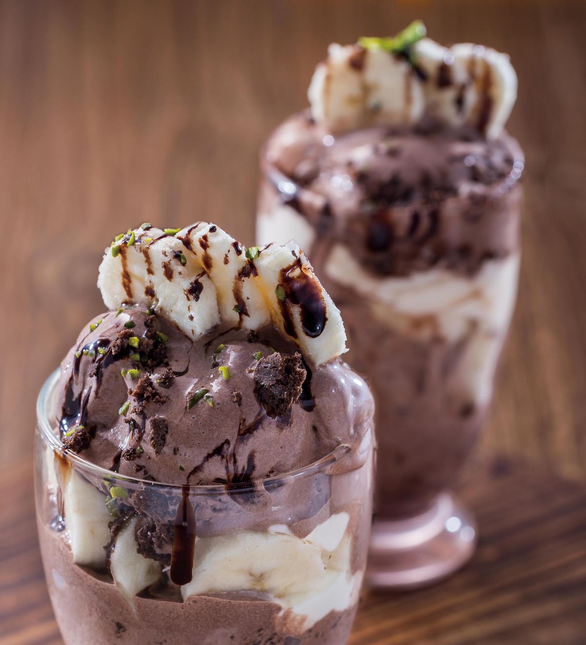 食譜:布朗尼香蕉巧克力冰淇淋