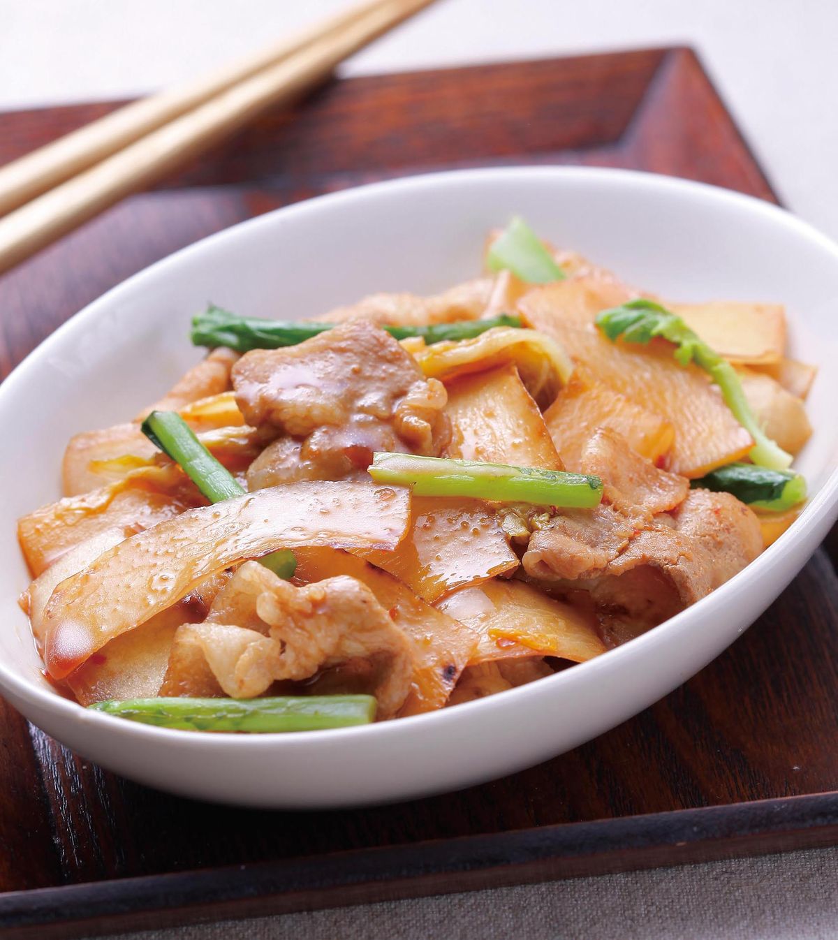 食譜:蘿蔔皮炒泡菜