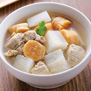 干貝蘿蔔排骨湯
