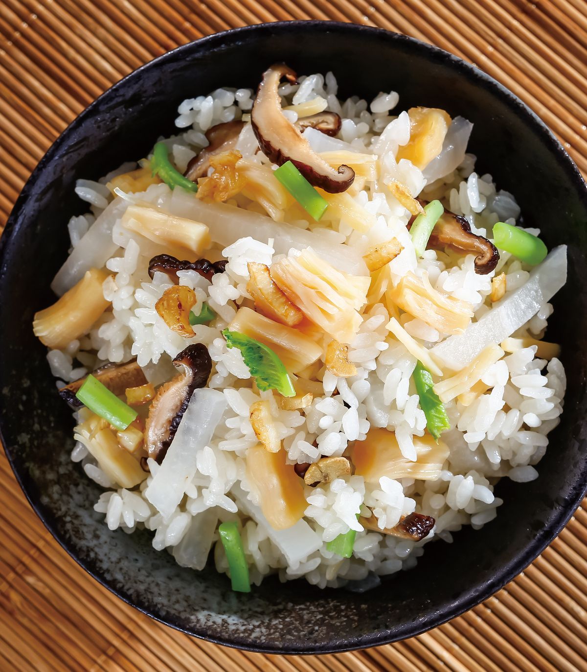 食譜:干貝蘿蔔炊飯