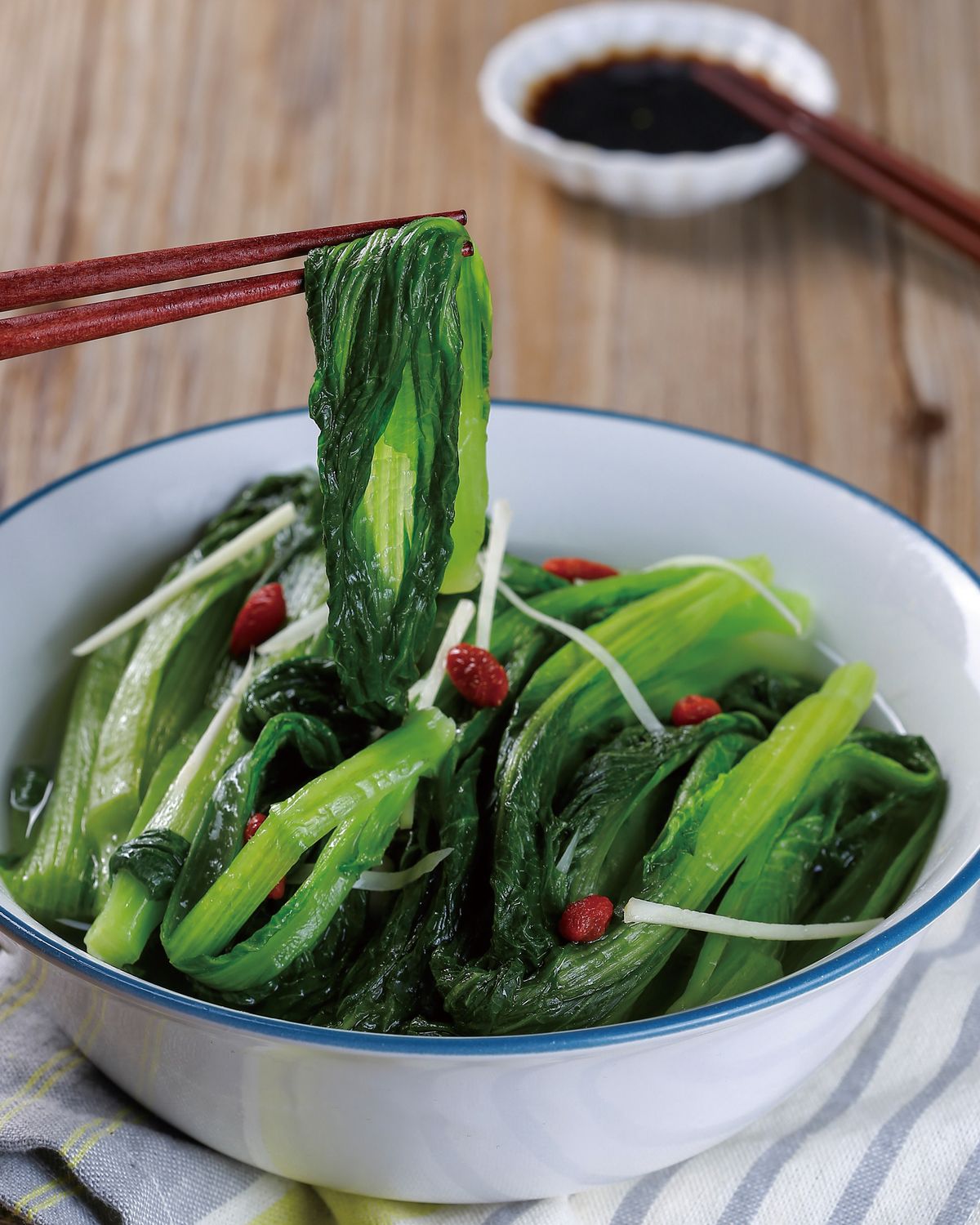 食譜:雞湯滷小芥菜