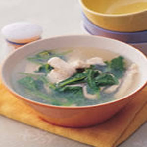 菠菜魚片湯