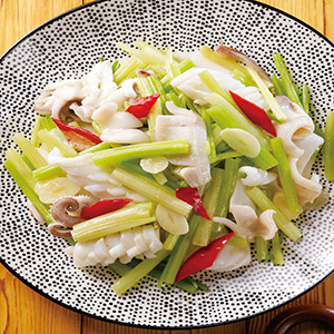 芹菜炒透抽(2)