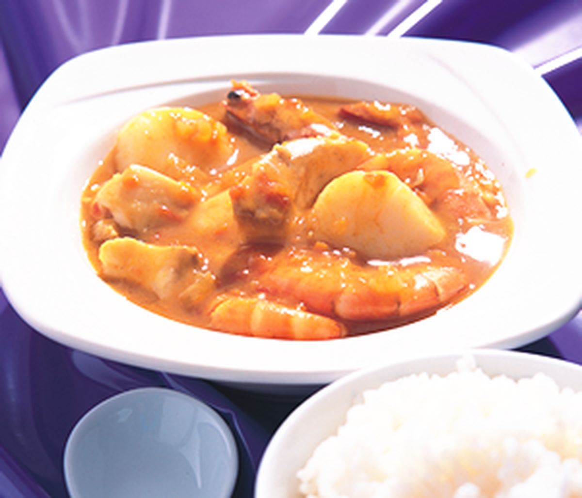 食譜:日式咖哩海鮮飯
