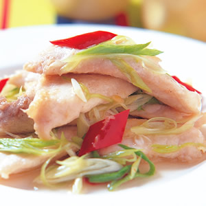 蒜苗炒豆腐鯊