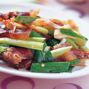 蒜苗炒臘肉