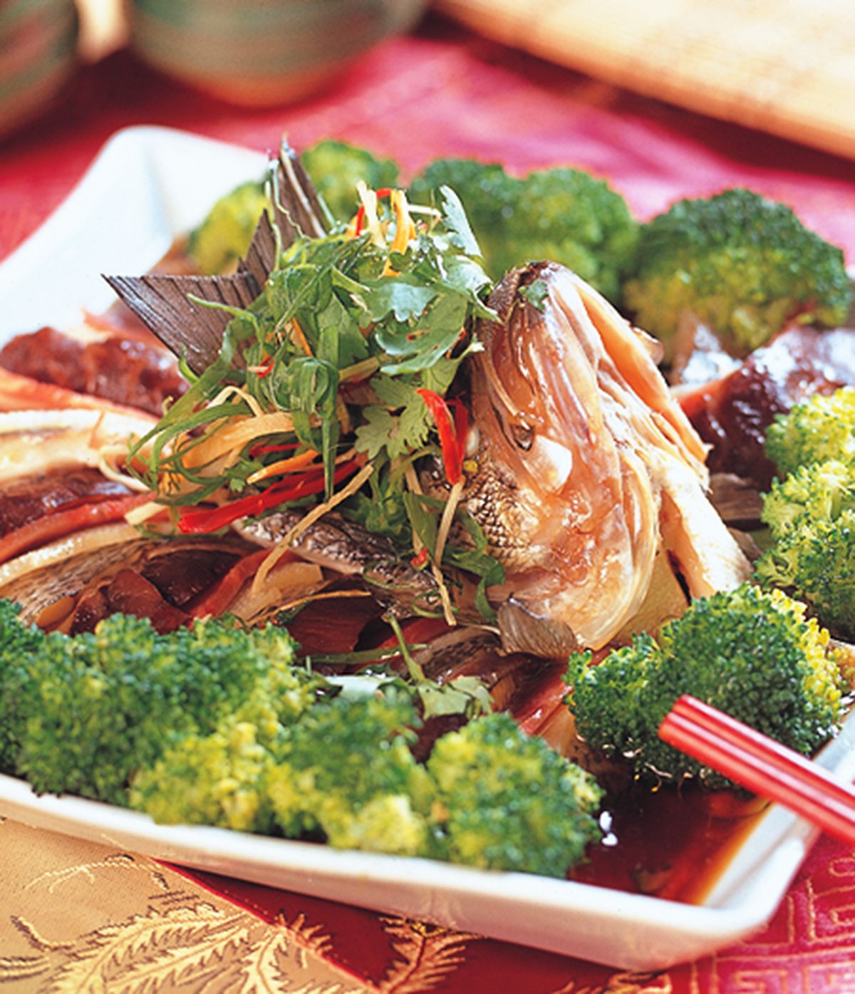 食譜:蔥油麒麟魚