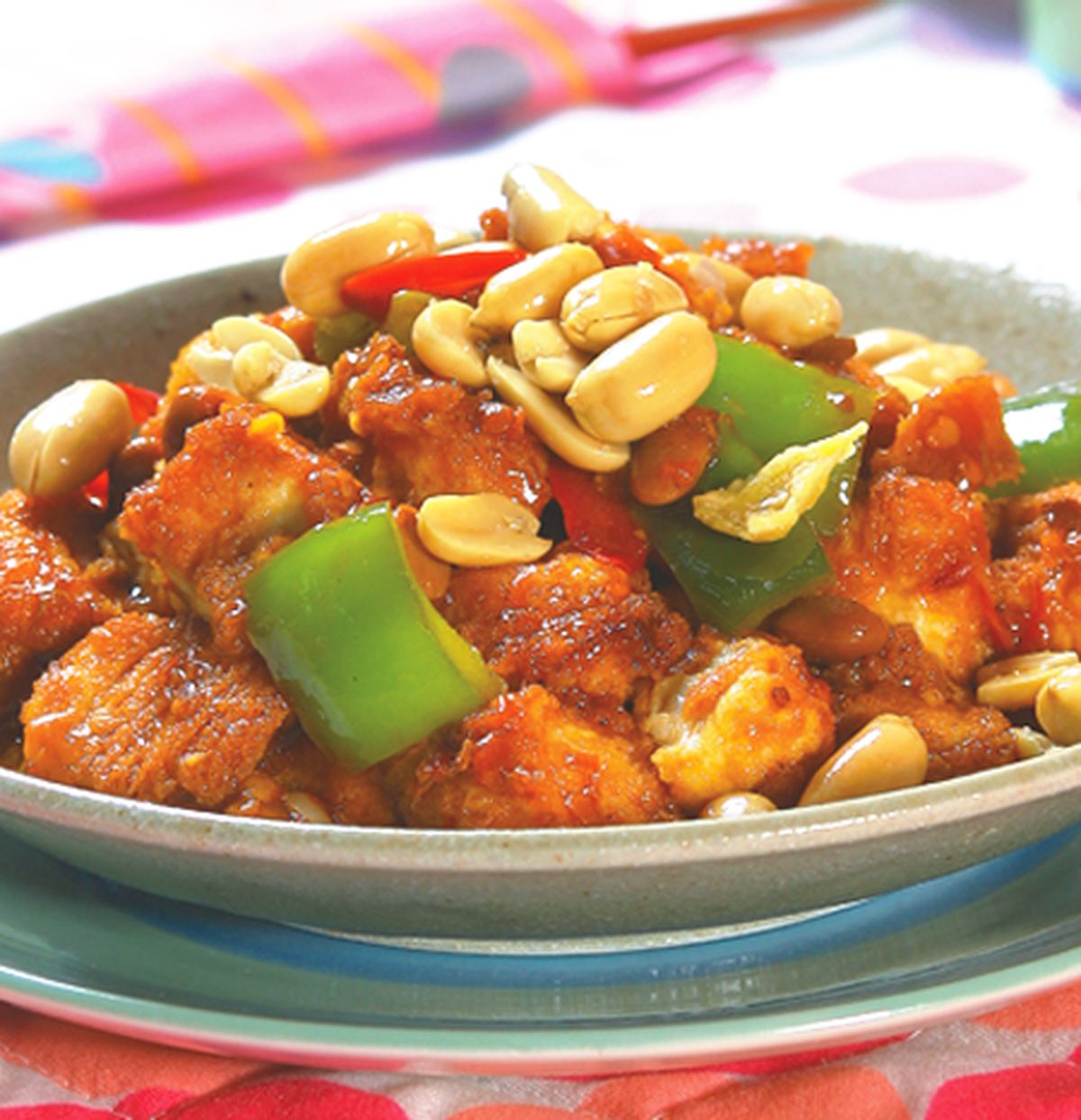食譜:宮保豆腐