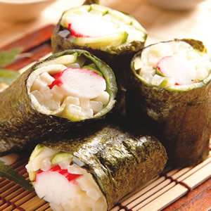 烏龍麵海苔壽司捲