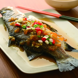 鹹冬瓜蒸魚(1)