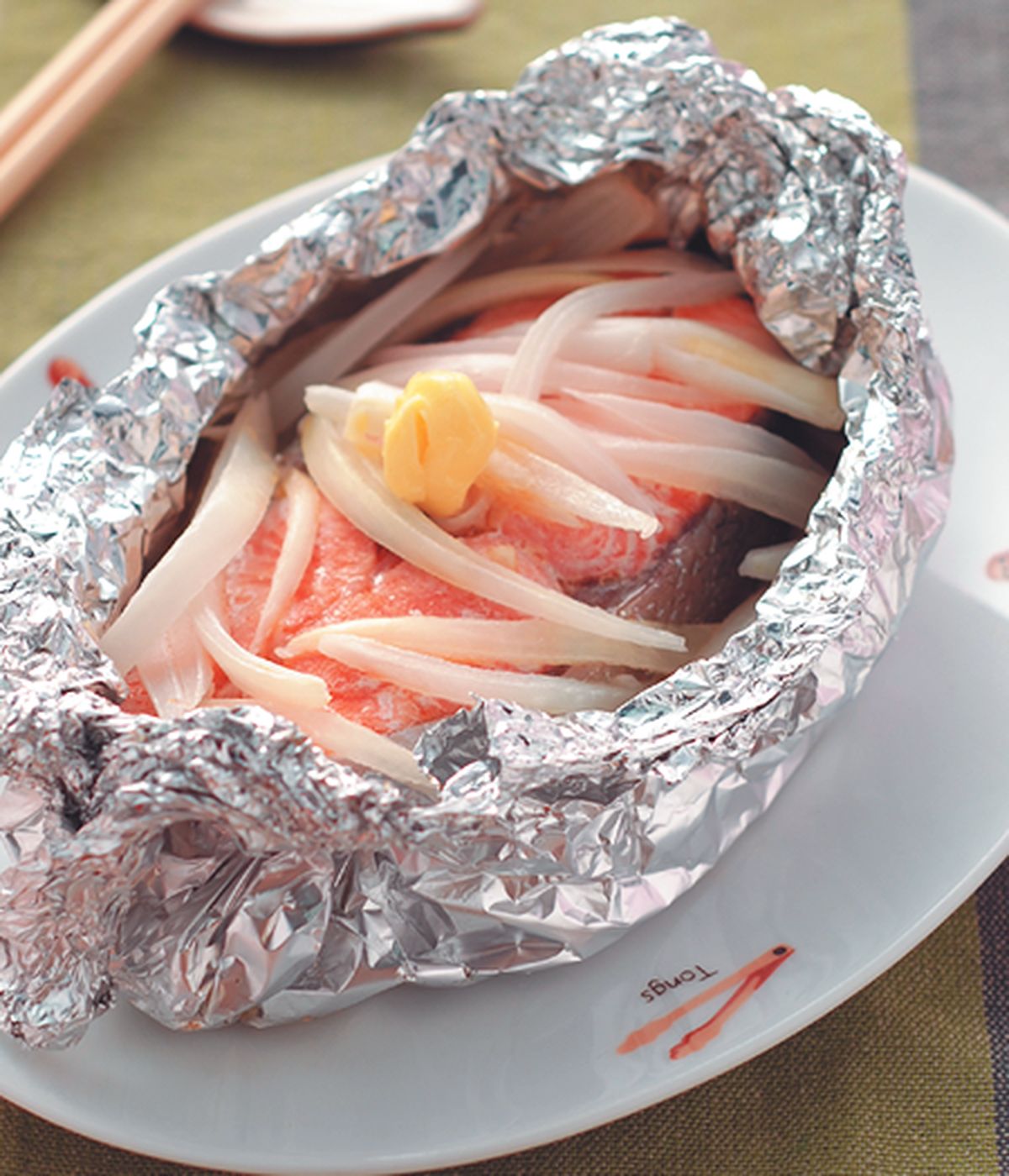 食譜:鹽烤鮭魚(1)