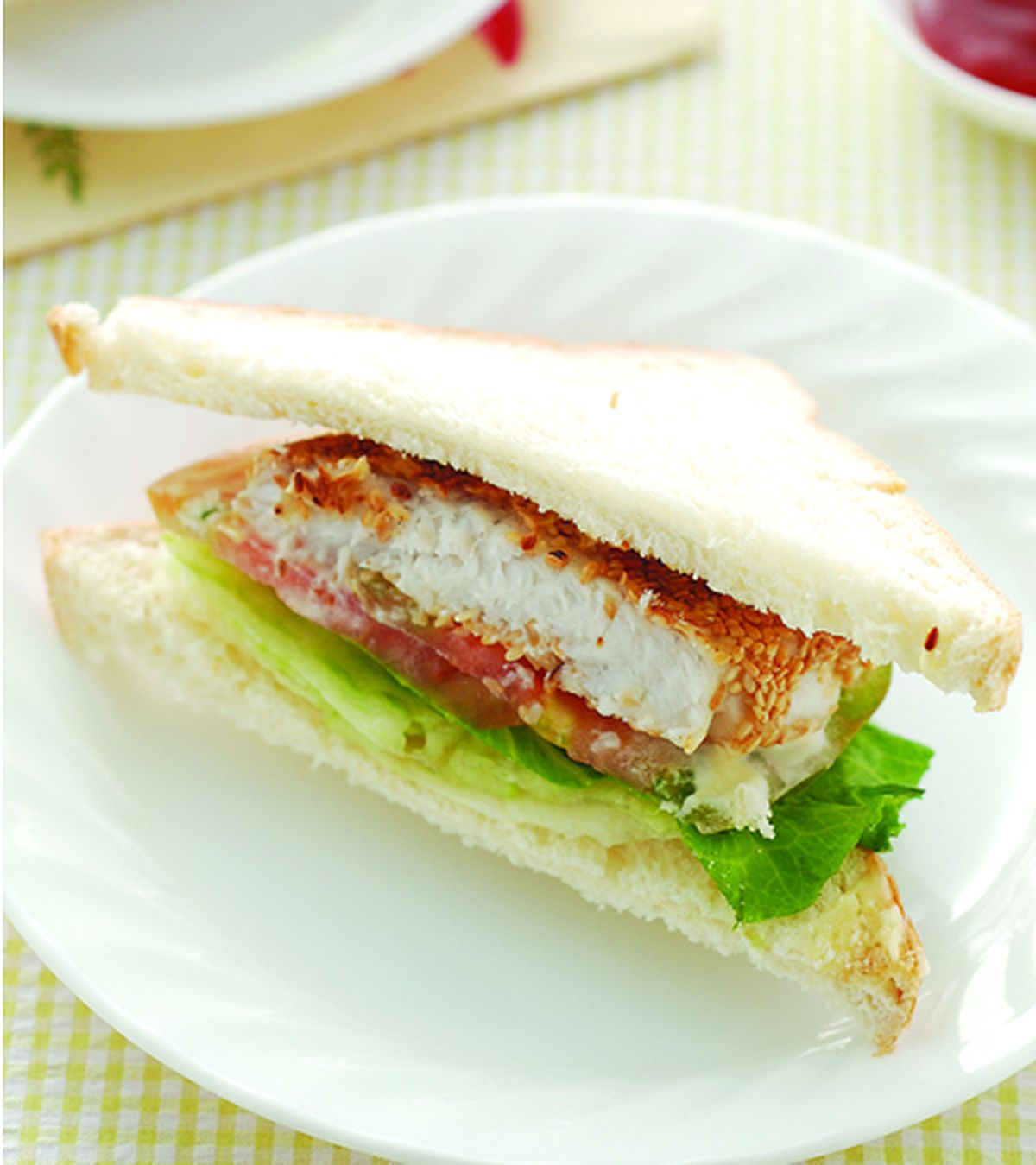 食譜:芝香鯛魚排三明治
