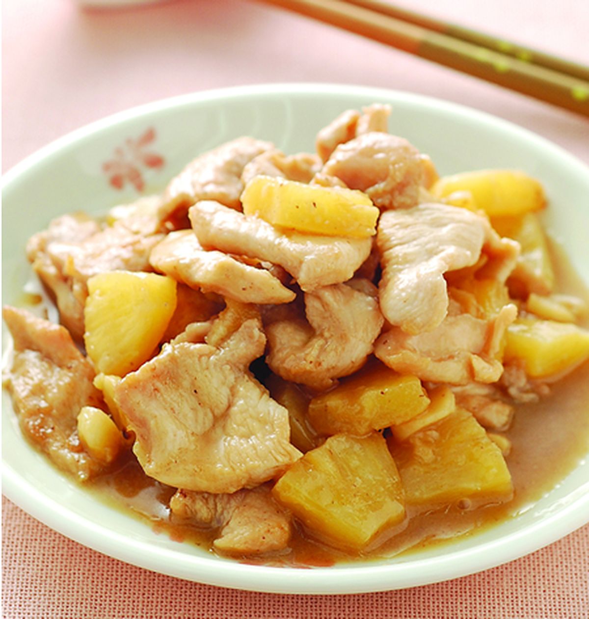 食譜:鳳梨蒜雞片