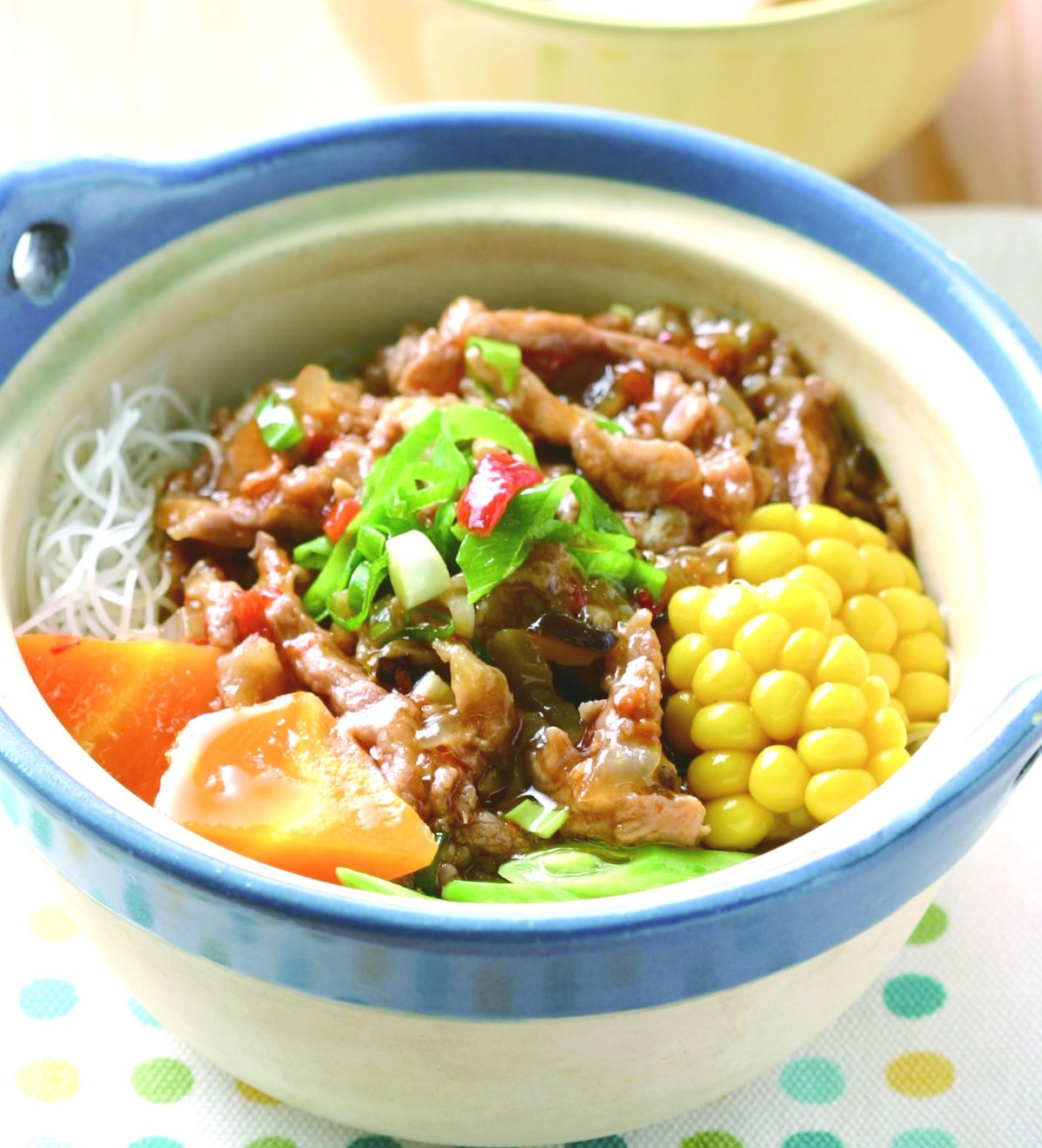 食譜:魚香肉絲煲
