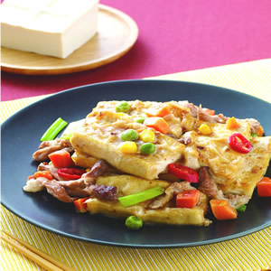 香椿煎豆腐