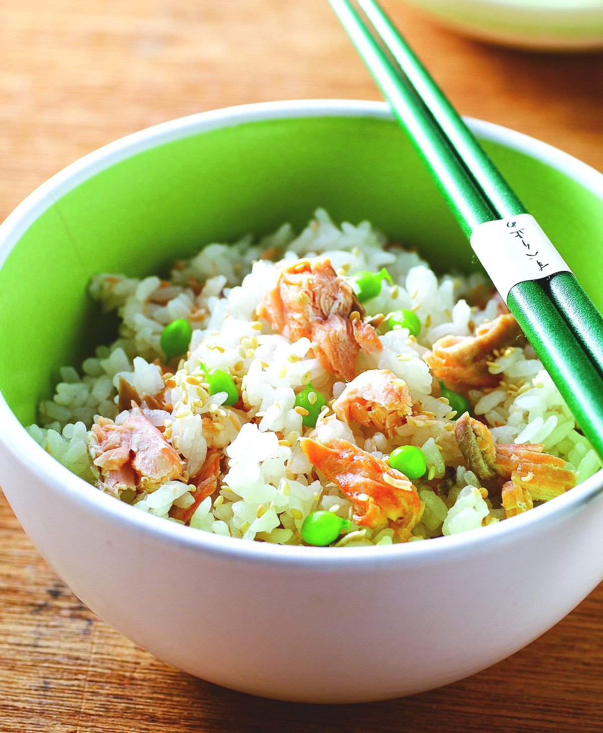 食譜:鮭魚炊飯